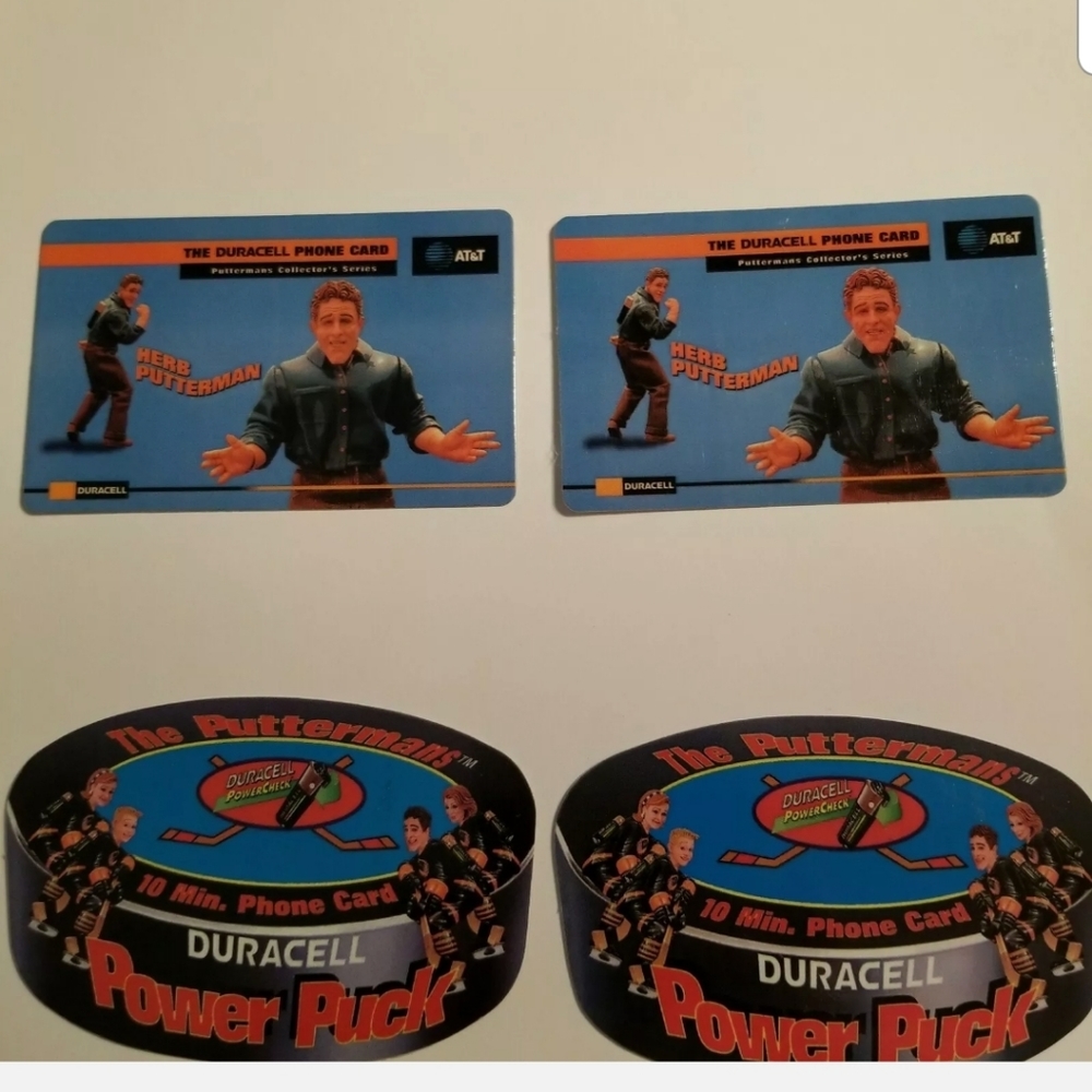 Collectable Phone Cards 4-Duracell Puttermans 1995